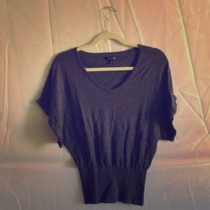 Express stretchy gray shirt size Medium